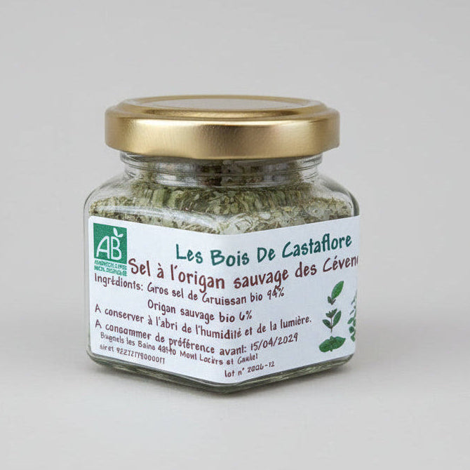 |BIO| - Sel aromatisé à l'origan sauvage